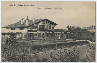 carte postale ; Guéthary - Une Villa