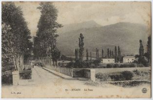 carte postale ; Ascain - Le Pont