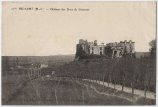 carte postale ; Bidache (B.-P.) - Château des Ducs de Gramont
