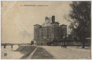 carte postale ; La Maison Carrée