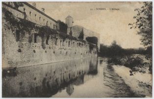 carte postale ; Sordes - L'Abbaye