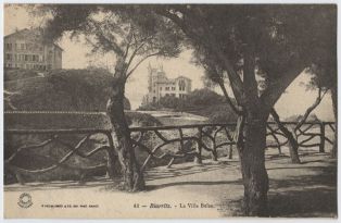 carte postale ; Biarritz - La Villa Belza