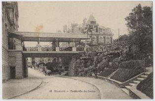 carte postale ; Biarritz - Passerelle du Casino