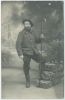 carte postale ; Lacombe en uniforme de chasseur