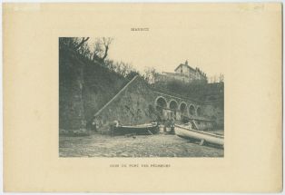 tirage photographique ; Biarritz - Coin du Port des Pêcheurs