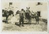 tirage photographique ; Paysan avec ses chevaux