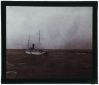 plaque de verre photographique ; Anglet - Bateau franchis...