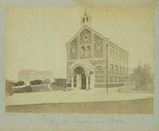 tirage photographique ; Biarritz - La chapelle Eugénie