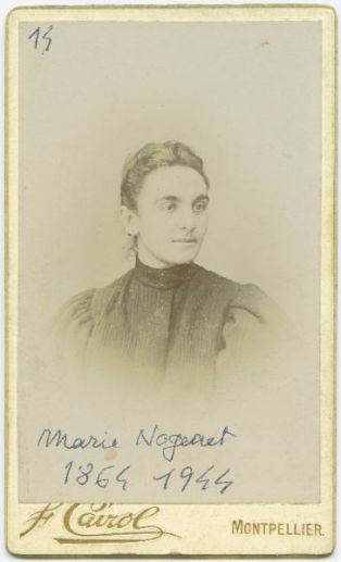 tirage photographique ; Marie Nogaret 1864-1944