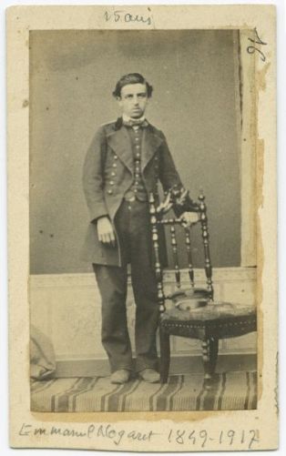 tirage photographique ; Emmanuel Nogaret 1849-1917