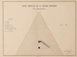 Coupe verticale de la Grande Pyramide, Vue Intérieure (titre inscrit) ; © Nicolas Leblanc / Département de la Meuse