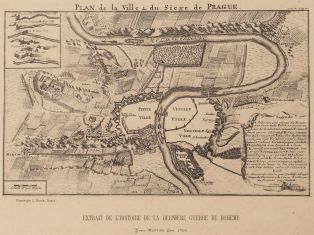Plan de la Ville et du Siège de Prague (titre inscrit) ; © Nicolas Leblanc / Département de la Meuse