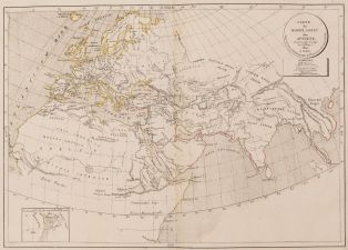 Atlas dressé pour l'usage des collèges en 1821 (titre inscrit) ; © Nicolas Leblanc / Département de la Meuse