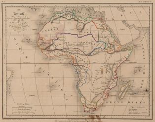 Carte de l'Afrique (titre factice) ; © Nicolas Leblanc / Département de la Meuse