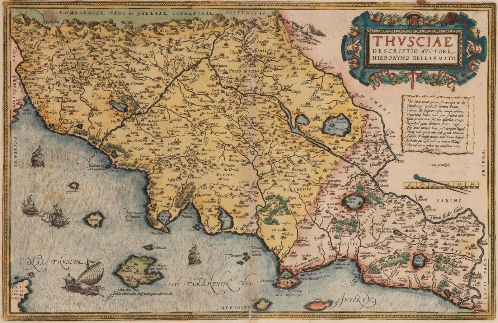 Cartes de provinces italiennes extraites de l'atlas Theatrum Orbis Terrarum (titre factice)