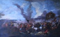 Bataille gagnée contre les Turcs par Charles V, duc de Lo...
