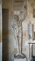 Epreuve en plâtre, patinée, de la statue de la Mort par L...