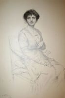 Portrait de Madame Raymond Poincaré (titre de l’inventair...