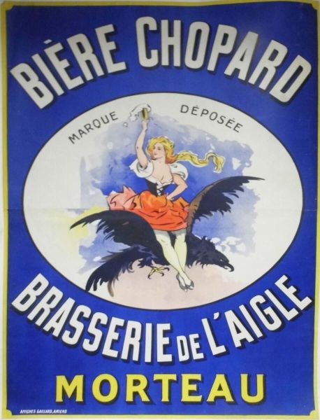 Bière Chopard/Brasserie de l'aigle (titre inscrit)