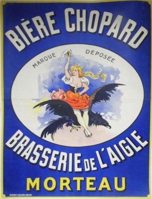 Bière Chopard/Brasserie de l'aigle (titre inscrit) ; © Musée de la Bière-Département de la Meuse