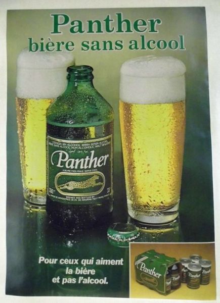 Panther / bière sans alcool (titre inscrit)