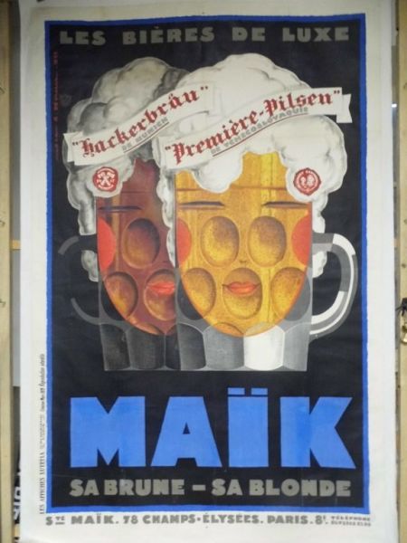 Les bières de luxe / Maïk / sa brune - sa blonde (titre inscrit)
