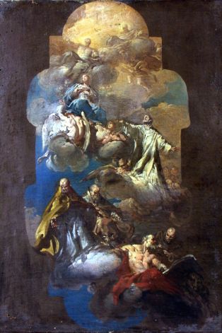Gloire de saint Philippe de Neri - FERRETTI Giovanni Domenico (attribué) ; © LEPAGE Jean ; © Ville de Narbonne