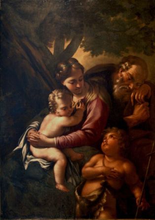 Sainte Famille avec saint Jean-Baptiste - VACCARO Nicola ; © LEPAGE Jean ; © Ville de Narbonne