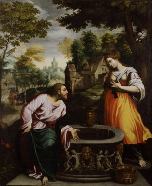 Jésus et la Samaritaine - ANONYME (Italie, attribué) ; © LEPAGE Jean ; © Ville de Narbonne