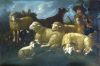 Bergers et moutons - ROOS Philipp-Peter, dit Rosa de Tivoli
