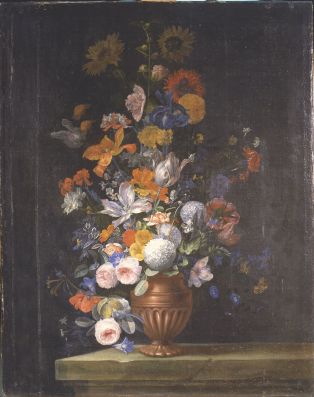 Bouquet de fleurs dans un vase - VEERENDAEL Nicolaes van ; © LEPAGE Jean ; © Ville de Narbonne