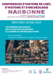 Conférence du 19 mai 2024, Palais-Musée des Archevêques