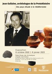 Jean Guilaine, archéologue de la Protohistoire : des pays d'Aude à la Méditerranée ; © Ville de Narbonne