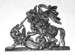 Saint Georges terrassant le dragon (titre factice)