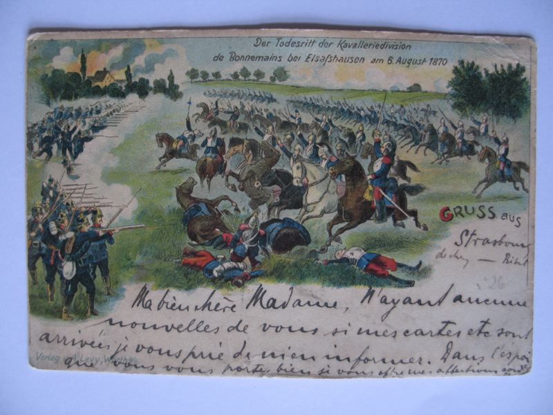 Der Todesritt der Kavalleriedivision de Bonnemains [...] 1870 (titre inscrit)