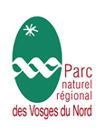Logo du Sycoparc : Parc Naturel Régional des Vosges du Nord : protection de ressource naturelle, écosystème biotope, sites archéologiques, réserve naturelle régionale, grès des vosges...