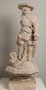 Statue ; Saint Georges terrassant le dragon (D.1966.6.12 ; null 38 (Inventaire A))