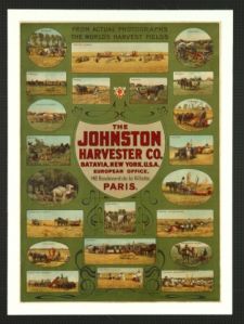 Affiche publicitaire ; The Johnston Harvester Co (006.07.01)
