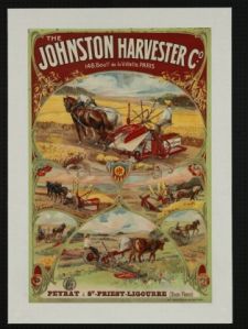 Affiche publicitaire ; The Johnston Harvester Co (2009.02.04)