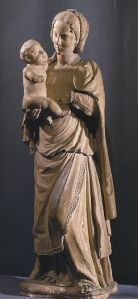 Statue ; Vierge à l'enfant (869.35.1)