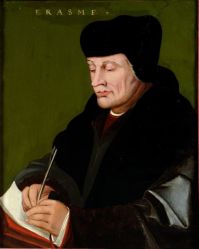 Portrait d'Erasme, anonyme, provient du Château de Beauregard, château de Blois
