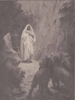 tableau, Daniel dans la fosse aux lions