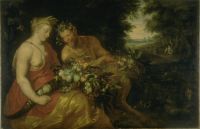 Pierre Paul Rubens (d'aprés), Pan et Cérès, 1612. Musée de la Chartreuse de Douai