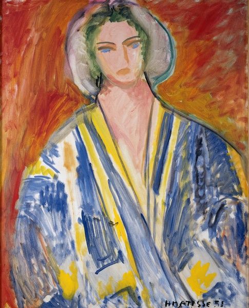 Henri Matisse,  Femme à la gandoura bleue (1951) - Le Cateau-Cambrésis, Musée départemental Matisse