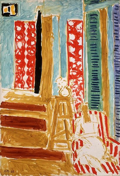 Henri Matisse, Intérieur aux barres de soleil (1942) - Le Cateau-Cambrésis, Musée départemental Matisse