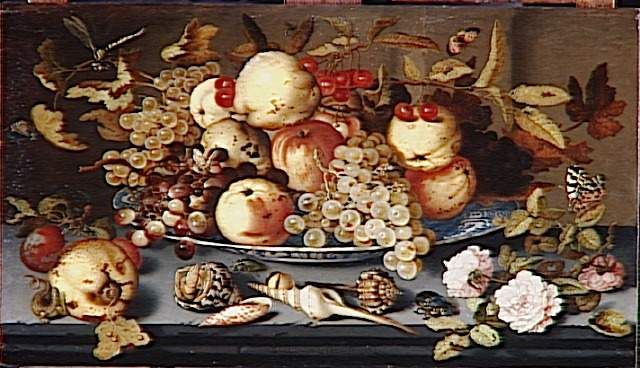 Fruits, coquillages et insectes ; Fruits et coquillages