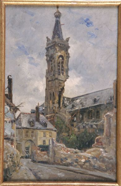 Cambrai en 1919 La Cathédrale de la rue du Grand Séminaire