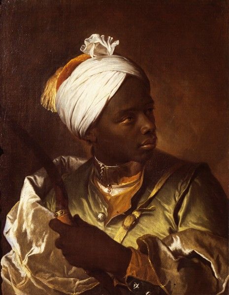 Jeune Nègre tenant un arc
portrait