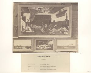 Album photographique des œuvres d'art achetées par l'Etat, Salon de Paris de 1878, n°11 ; © MICHELEZ G. (photographe) ; © Archives nationales, Pôle image