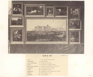 Album photographique des œuvres d'art achetées par l'Etat, Salon de Paris de 1867, n°16 ; © Archives nationales, Pôle image
